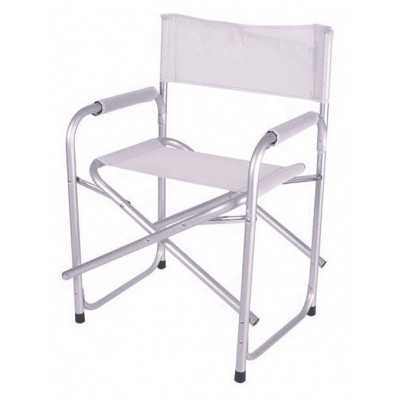 ENRICO COVERI DIRECTOR'S CHAIR CLOSED IN WHITE FABRIC