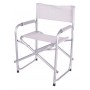 ENRICO COVERI DIRECTOR'S CHAIR CLOSED IN WHITE FABRIC
