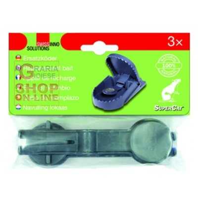 REPLACEMENT LURE FOR SUPERCAT MICE TRAPS LARGE PCS. 3