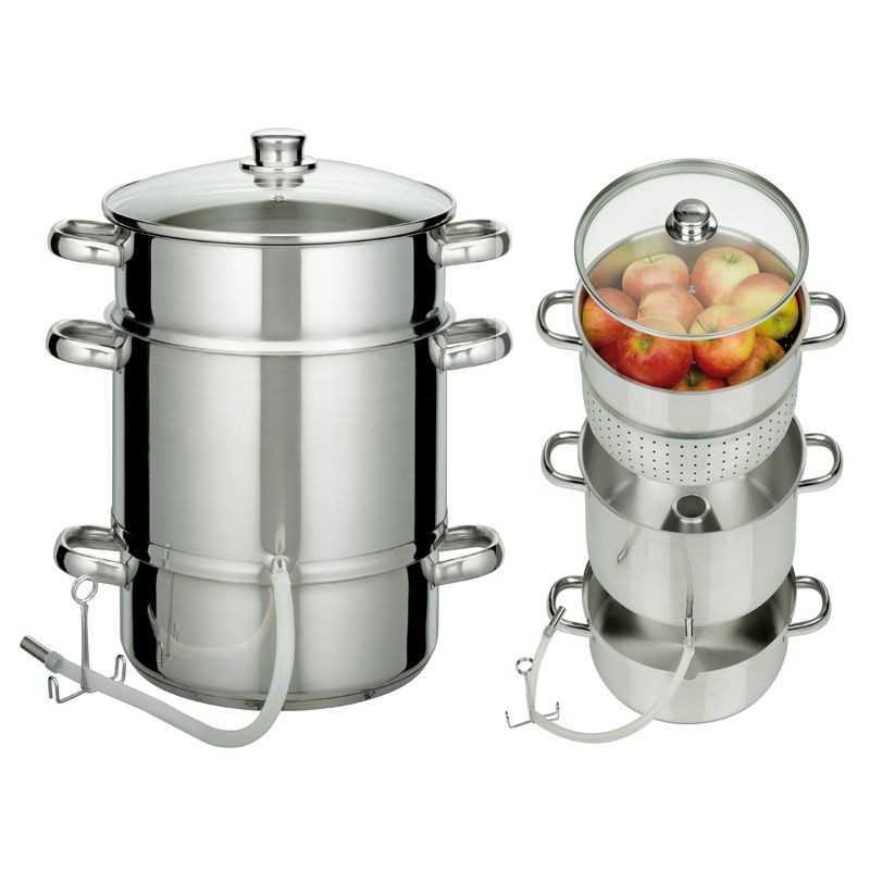 JUICE AND VEGETABLE EXTRACTOR INOX INDUCTION 7L GSW