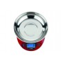 EVA RED STAINLESS STEEL DIGITAL KITCHEN SCALE KG. 6