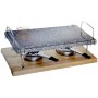 Eva Pietra Naturale con due bruciatori e supporto cm. 38x22 