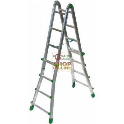 FACAL LADDER EURO-BRIKO NORMAL ALUMINUM BK 5 MT. 6.10