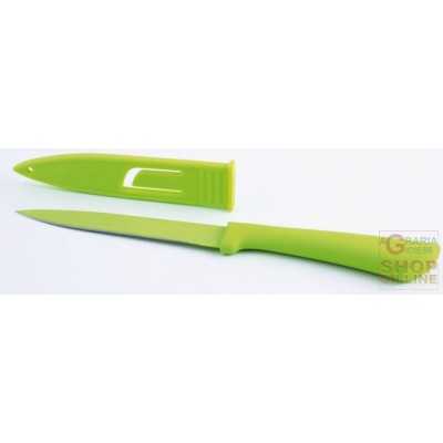 FACKELMANN UNIVERSAL KITCHEN KNIFE WITH GREEN NIROSTA COLOR