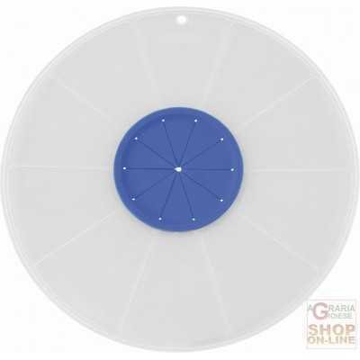 FACKELMANN SPLASH COVER WITH CENTRAL HOLE FOR INTRODUCING CREAM