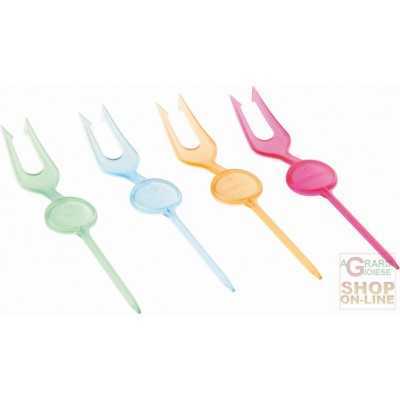 FACKELMANN PARTY FORKS ASSORTED COLORS ART. 50409