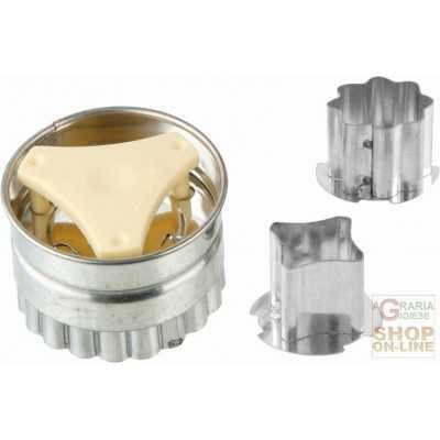 FACKELMANN STEEL COOKIE CUTTERS 4 PCS ART. 42982