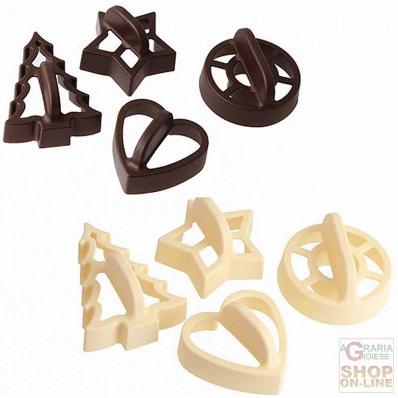 Fackelmann Tagliabiscotti In ABS, 6 Pezzi – Formine Assortite Per Biscotti E Decorazioni