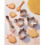 FACKELMANN STEEL COOKIE CUTTERS, ASSORTED SHAPES 5 PCS. ART.