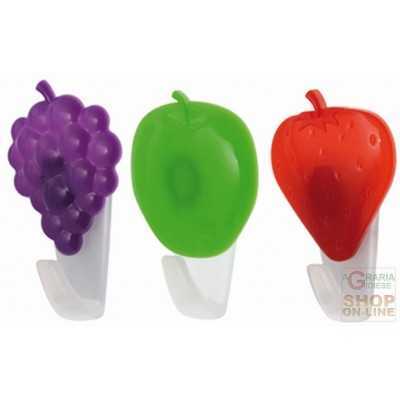 FACKELMANN ADHESIVE HOOK FOR SCRUBBERS, COLORS AND DIFFERENT