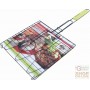 FACKELMANN SQUARE GRILL FOR MEAT AND FISH COATED WITH NON-STICK