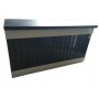 SALE COUNTER METAL COUNTER WITH WOOD COVERED SHELF CM. 200