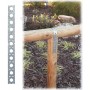 PERFORATED BAND GALVANIZED IRON MT. 10 MM. 0.8 (0.7) X 25