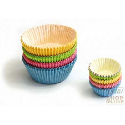 FACKELMANN PIROTTINI IN CARTA PER MUFFIN, COLORATI MAX 220° Ø 7