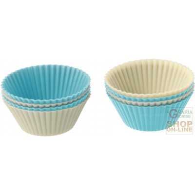 FACKELMANN SILICONE BAKERS FOR CHOCOLATES, COLOR CREAM AND PINK