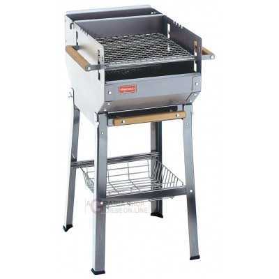 COAL BARBECUE FERRABOLI MODEL ITALY INOX CM. 61x57x96h