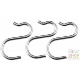 FACKELMANN SET 3 HOOKS IN STEEL HANGER 6 FOR 1,5 CM ART. 61305