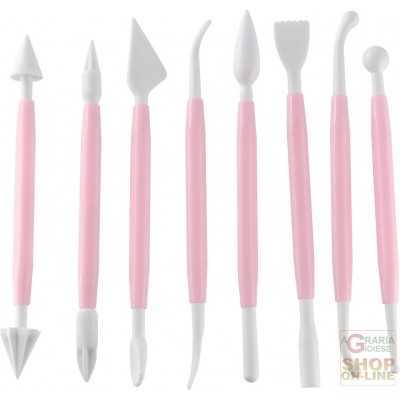 FACKELMANN SET DI 8 UTENSILI PER DECORARE MODELLARE LA PASTA DI