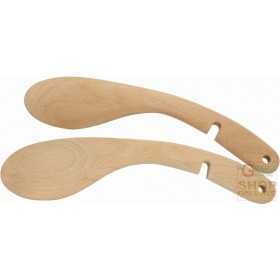 FACKELMANN CUTLERY SET FOR SALAD IN BEECH CM. 25.5 ART. 30925