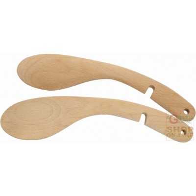 FACKELMANN CUTLERY SET FOR SALAD IN BEECH CM. 25.5 ART. 30925