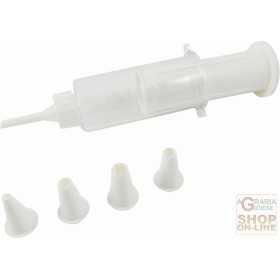 FACKELMANN JUMBO SYRINGE WITH 5 NOZZLES DIAM. 18 FOR 5 X 6 ART.
