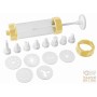 FACKELMANN JUMBO SYRINGE WITH 8 NOZZLES + 6 DISCS MOLDING DIM.
