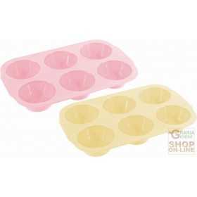 FACKELMANN SILICONE MUFFIN MOLDS COLORS: CREAM AND PINK