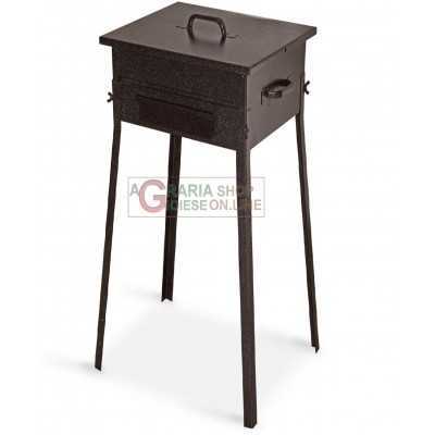 CHARCOAL BARBECUE FURNACE TAORMINA MODEL CM. 25x25x66h.