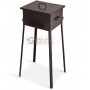 CHARCOAL BARBECUE FURNACE TAORMINA MODEL CM. 25x25x66h.