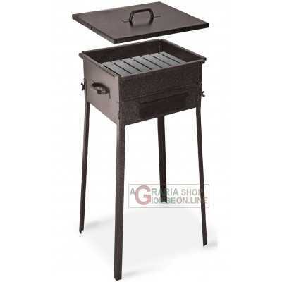 CHARCOAL BARBECUE FURNACE TAORMINA MODEL CM. 25x25x66h. WITH
