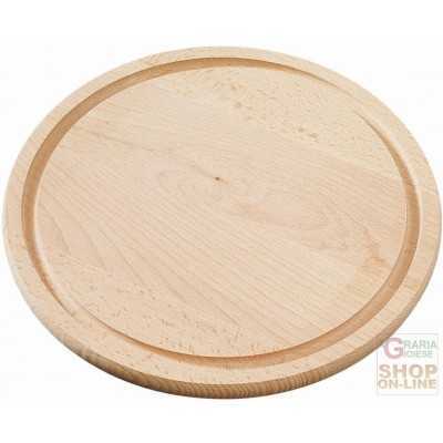 FACKELMANN ROUND WOODEN CUTTING BOARD Ø 25 CM. ART. 32530