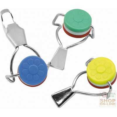 FACKELMANN TAPPI ERMETICI PER BOTTIGLIE 3 PZ. ART. 49401 