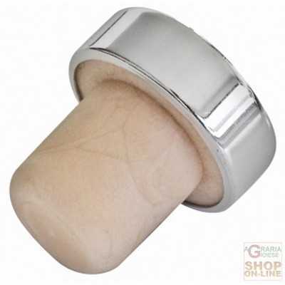 FACKELMANN UNIVESAL STEEL AND SILICONE CAP FOR BOTTLES PCS. 2