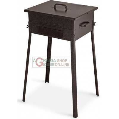 BARBECUE A CARBONE FORNACETTA MODELLO TAORMINA CM. 30x40x66h. 
