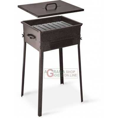 CHARCOAL BARBECUE FURNACE TAORMINA MODEL CM. 30x40x66h. WITH