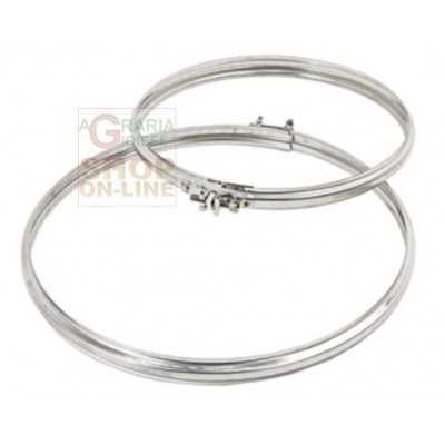 AISI 304 STAINLESS STEEL JUNCTION CLAMP FOR STOVE PIPE CM. 15