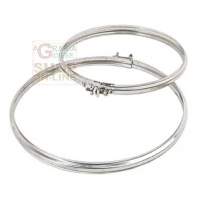 AISI 304 STAINLESS STEEL JUNCTION CLAMP FOR STOVE PIPE CM. 20