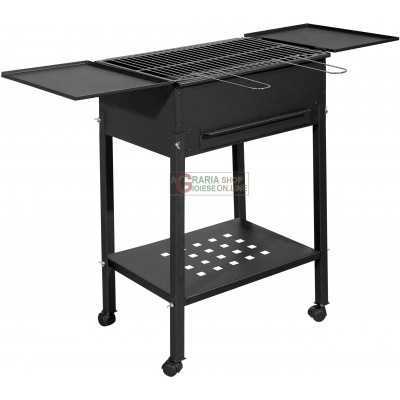 CHARCOAL BARBECUE TAORMINA HEAVY MODEL 2 STURDY DOORS CM.