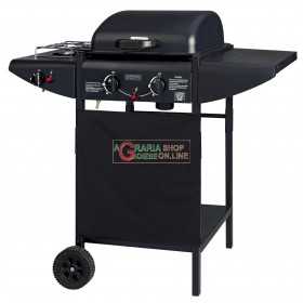 GAS BARBECUE WITH LAVA STONE WITH STOVE ER8203C