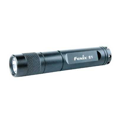 FENIX BLACK TORCH LED 10 LUMEN FNX E01 BK