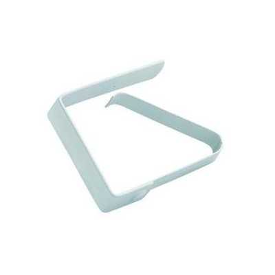 LACQUERED SCREEN HOLDER COLOR WHITE BLISTER PCS. 4