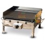BARBECUE A GAS FERRABOLI MODELLO PLANCHA INOX cm. 40x 40x15h. 