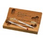 FERRARI THERMOMETER SET WITH WOODEN BOX 1830 / R GIFT