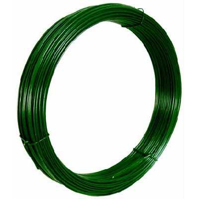 GREEN PLASTIFIED IRON WIRE FOR VOLTAGE MT. 100 MM. 2.8
