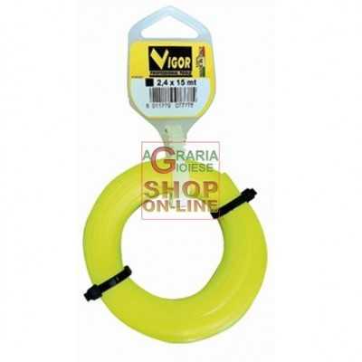 WIRE FOR BRUSHCUTTER ROUND SECTION mm. 1.6 x 8 MT.