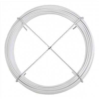 PLASTIC WIRE CLOTHES RAIL MT. 20 MM. 2.7 WHITE
