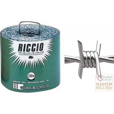 HIGH RESISTANCE BARBED THORN WIRE RICCIO MT. 100