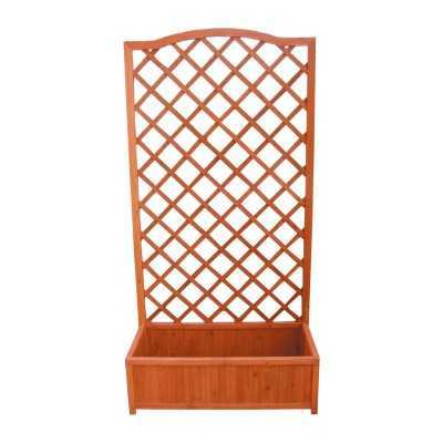 PLANTER WITH SHAPED PANEL CM. 90X40X180H