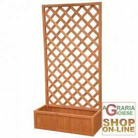 WOODEN PLANTER WITH RECTANGULAR PANEL CM. 90X40X180H