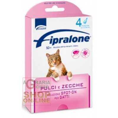 FIPRALONE SPOT-ONE PESTICIDE FOR CATS 4 PIPETTES